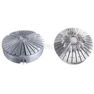 موڑنے اور پیسنے کے لیے ریڈیل قطب مقناطیسی گول چک